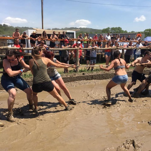 Tug of war without wheels